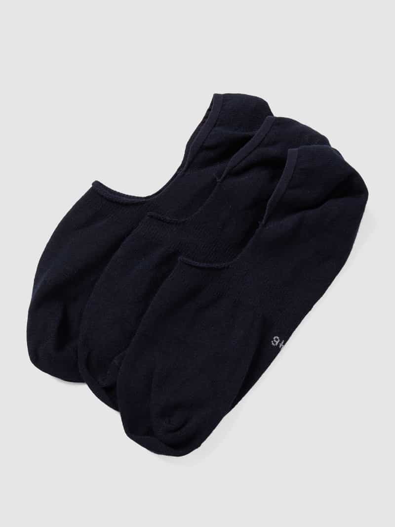 MCNEAL Kousenvoetjes in gemêleerde look in een set van 3 paar