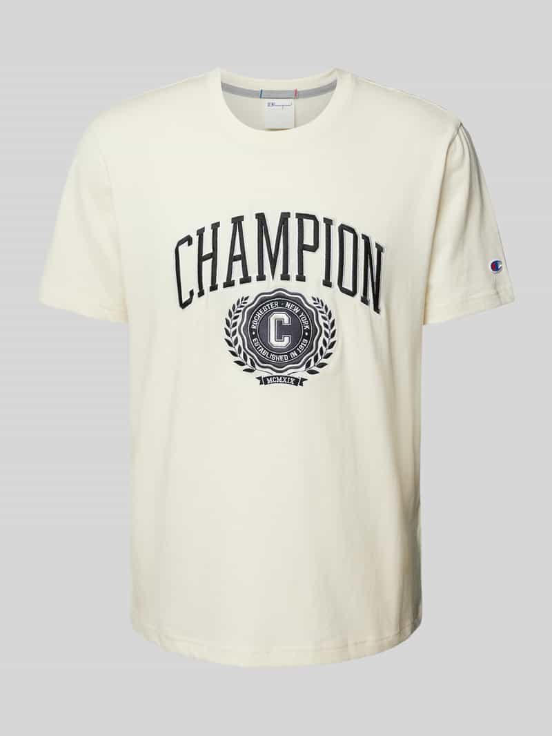Champion T-shirt met labelprint