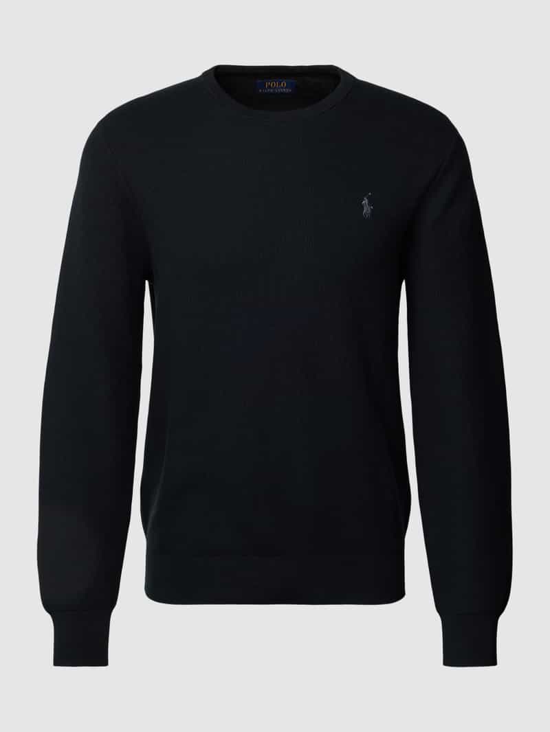 Polo Ralph Lauren Pullover met structuurmotief en labelstitching