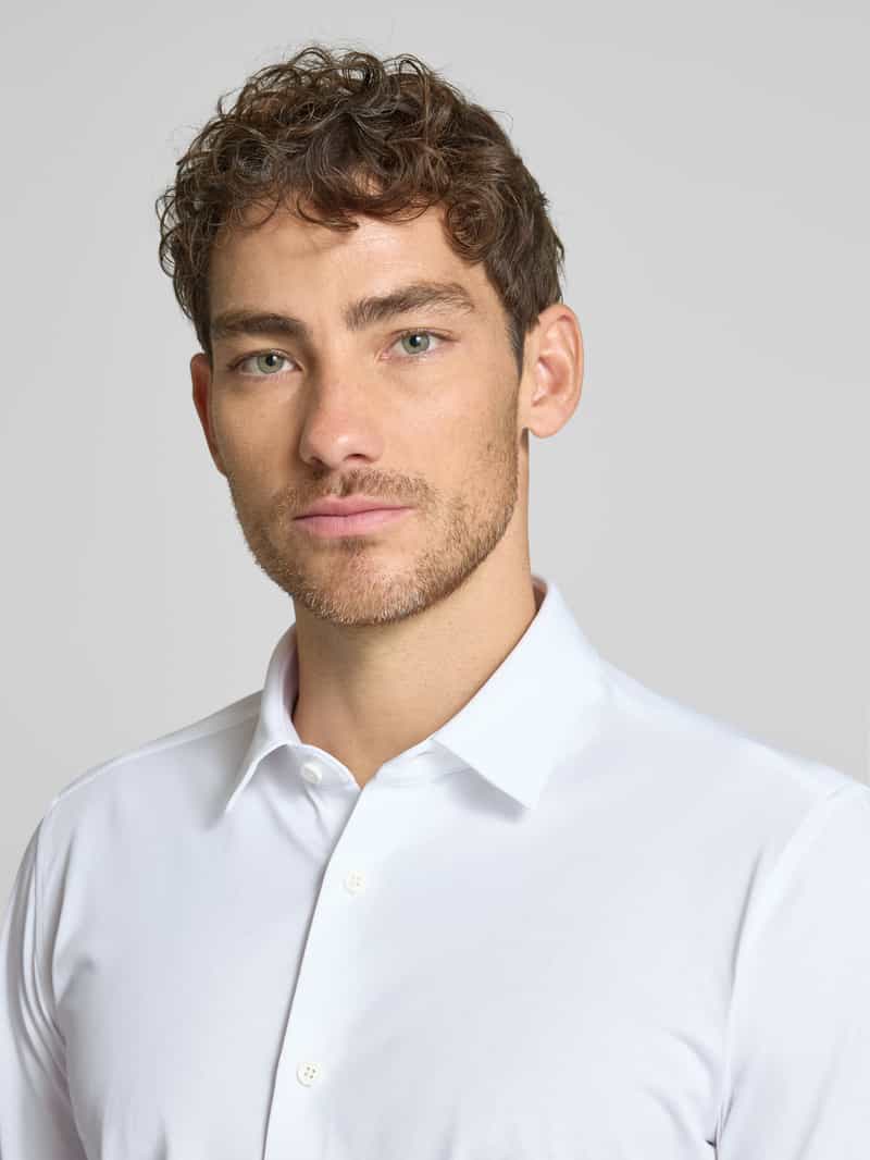 Boss slim fit overhemd wit, foto 5