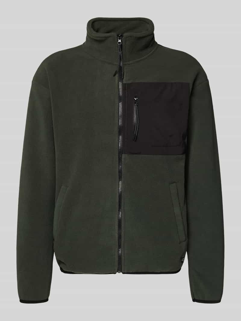 Blend Sweatjack met opstaande kraag