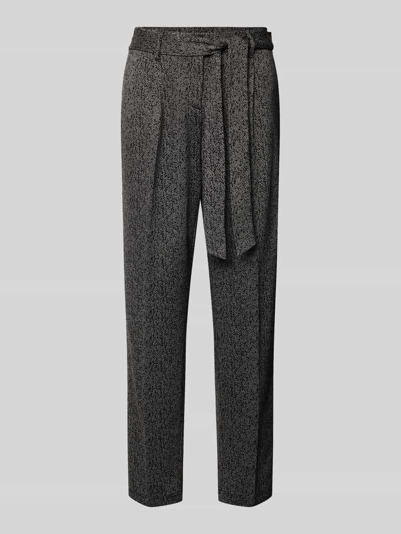 Zero Broek in verkorte pasvorm met knoopsluiting