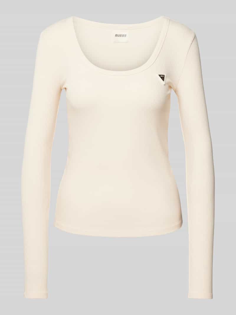 Guess Activewear Shirt met lange mouwen met labeldetail model 'COLETTE'