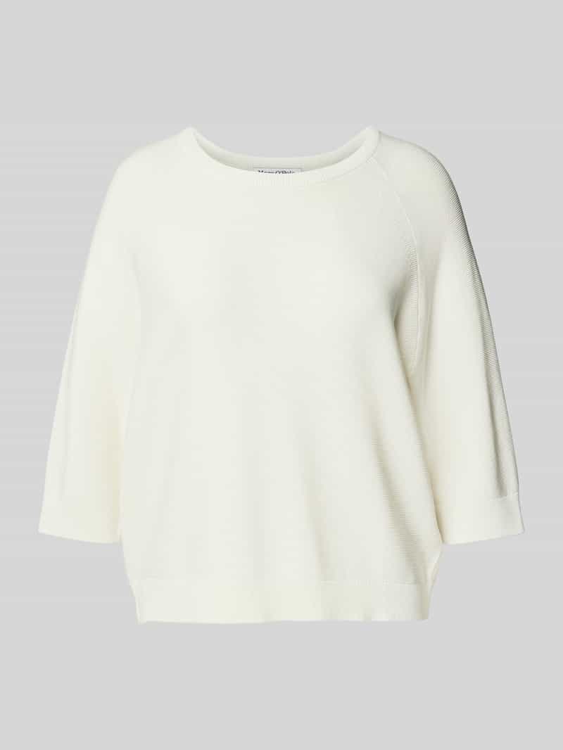 Marc O'Polo DENIM Gebreide pullover met 3 4-mouwen