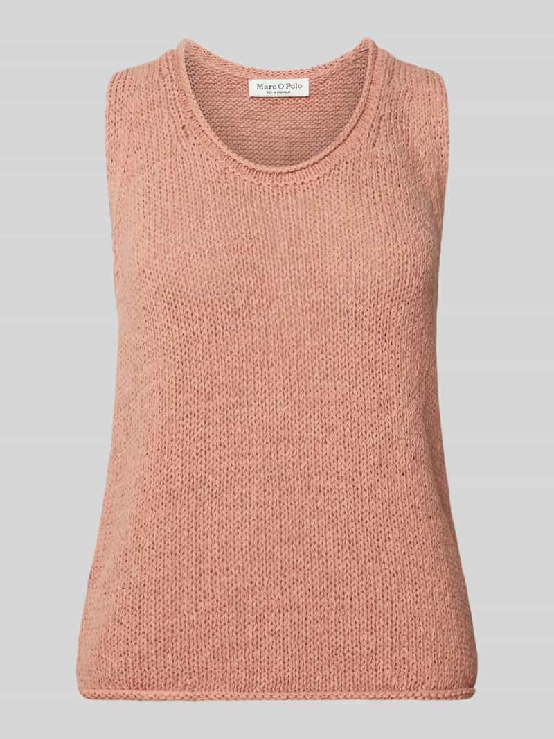 Marc O'Polo Regular fit gebreide tanktop van katoenmix