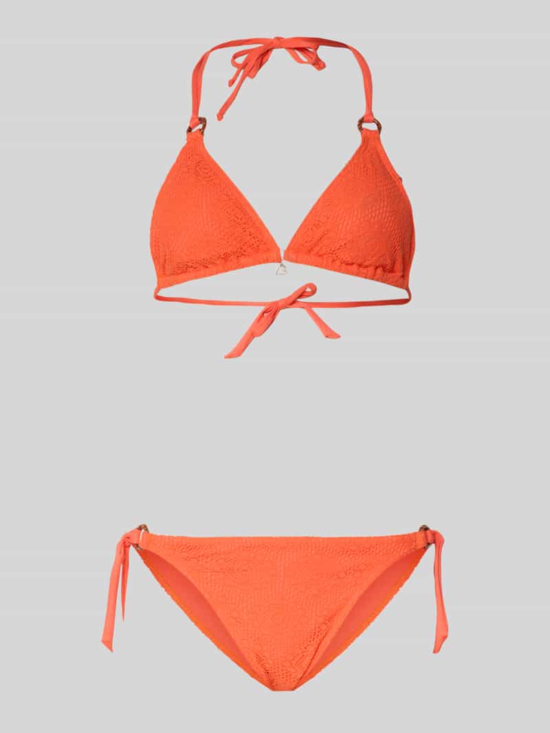Bikini met allover gehaakte look model 'Sunmesh'