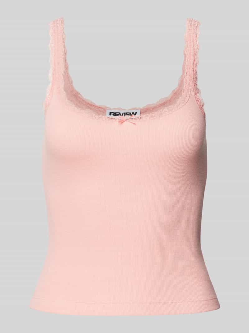 Review Tanktop met strikdetail