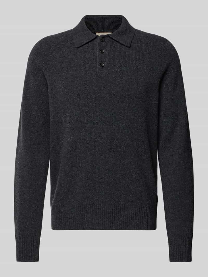 CK Calvin Klein Gebreide pullover van wol met labeldetail