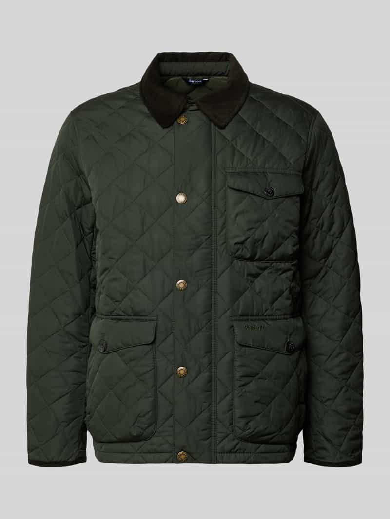 Barbour Regular fit gewatteerd jack met contrastkraag model 'HORNBY'
