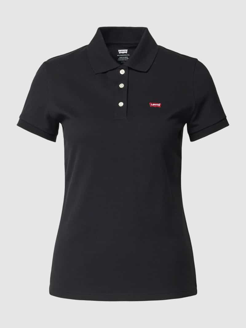 Levi's 300 Regular fit poloshirt met labelpatch