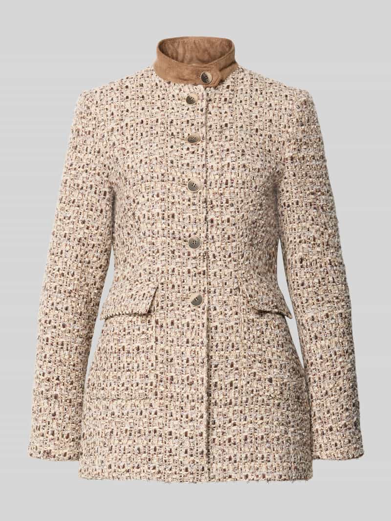 Lange blazer met wol