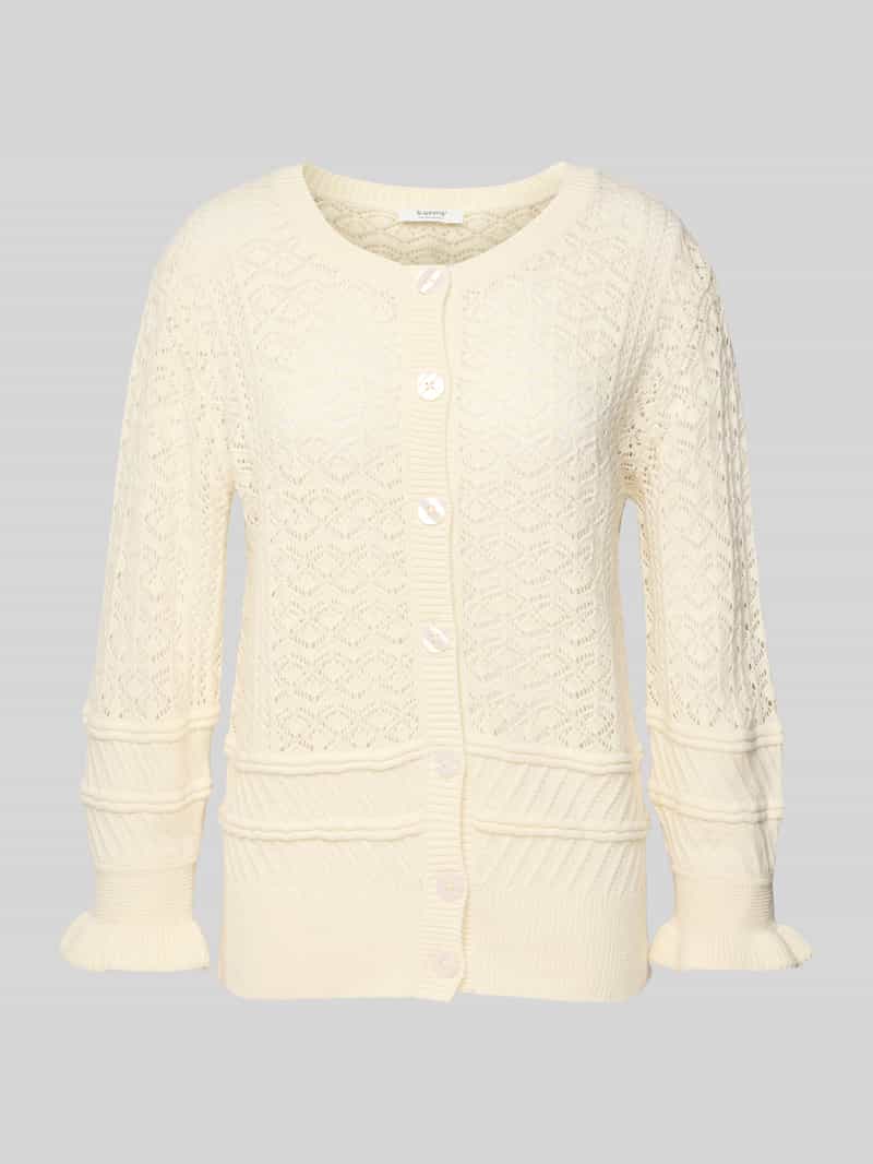 Cardigan met ronde hals, model 'NAJO'