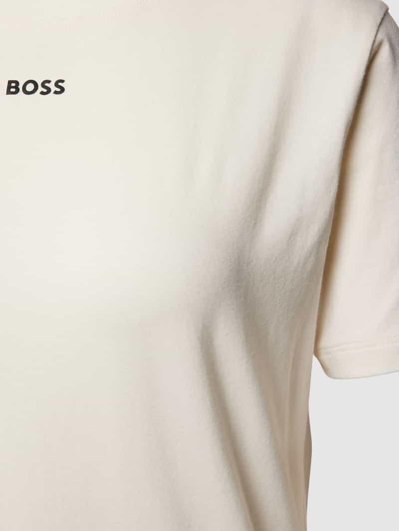 Boss T-shirt met labelprint
