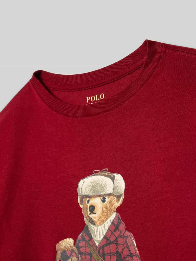 Polo Ralph Lauren Teens Shirt met lange mouwen en labelprint