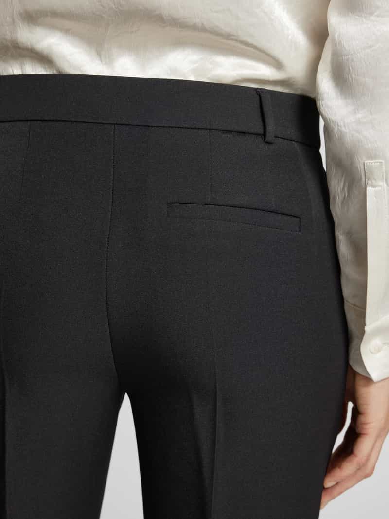 Jake*s Collection Regular fit stoffen broek met persplooien