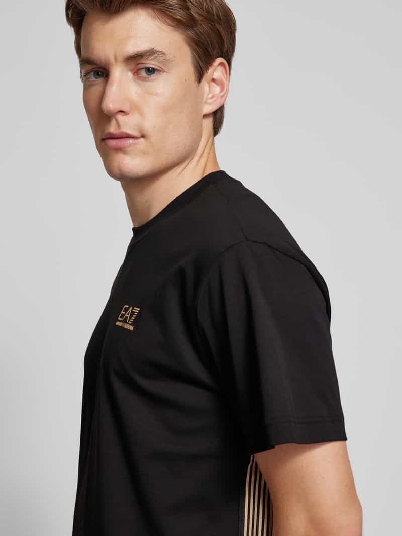 EA7 Emporio Armani T-shirt met labelprint