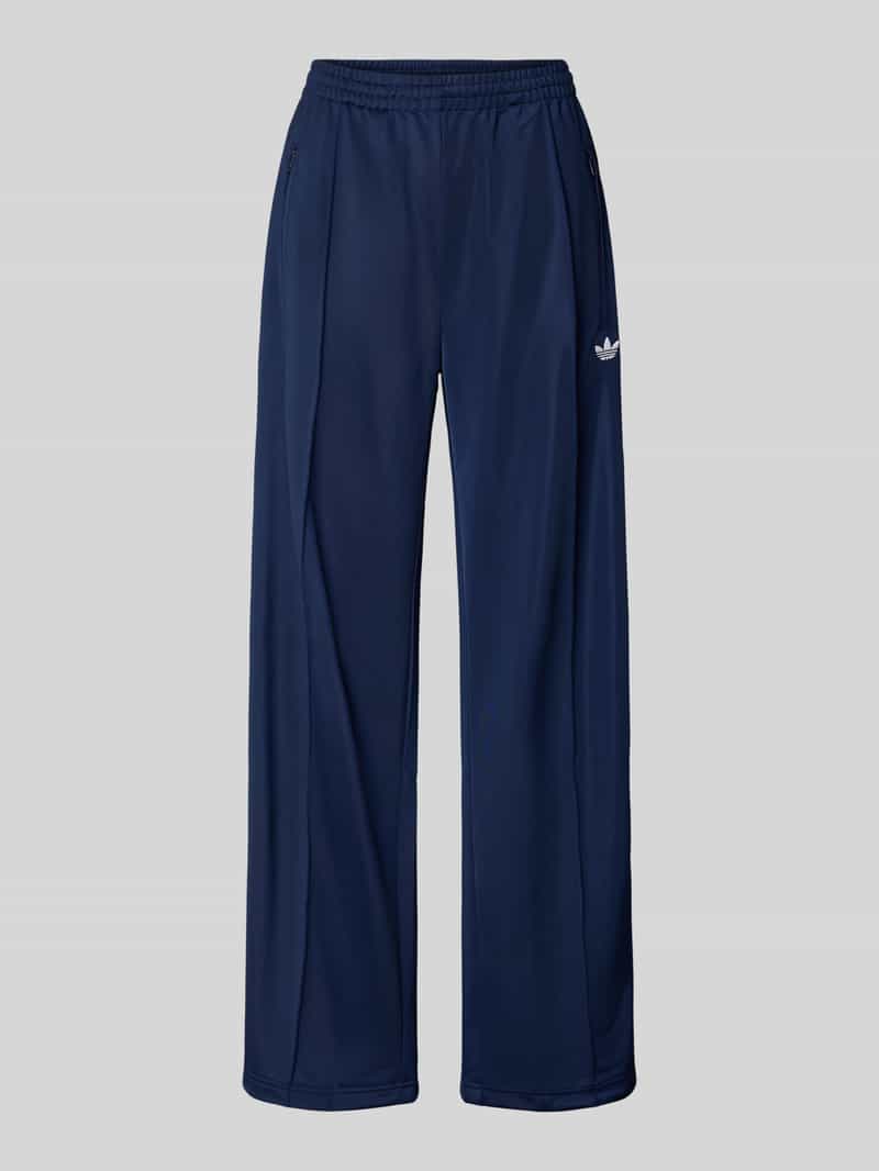 adidas Originals Wide leg sweatpants met logostitching model 'FIREBIRD'