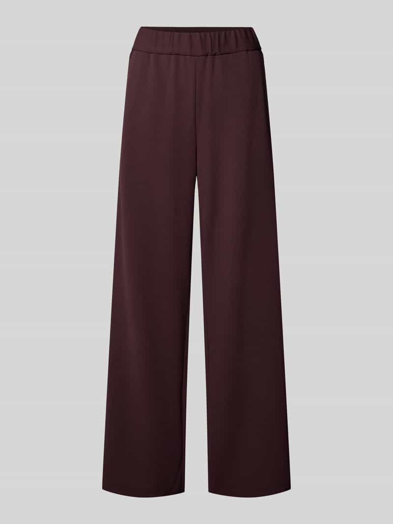 Zero Broek met wijde pijpen en elastische band
