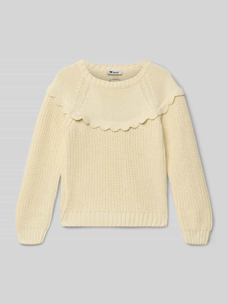 Steiff Regular fit pullover in gebreide look