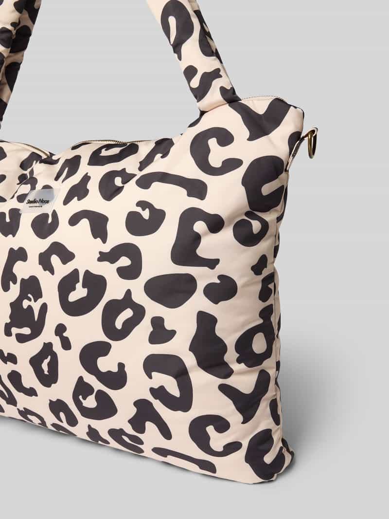 STUDIO NOOS Handtas met labelpatch model 'Holy Cow'