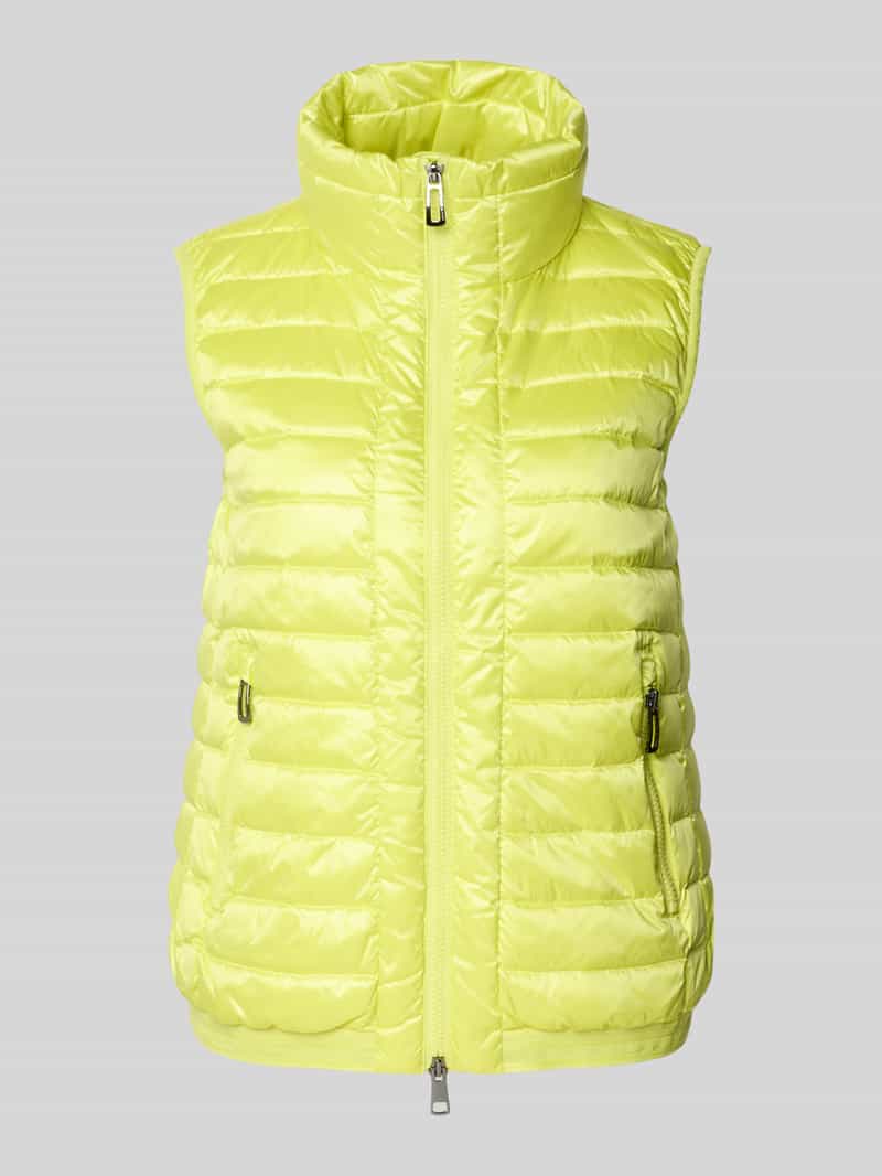 Marc Cain Gewatteerde bodywarmer met tweewegritssluiting