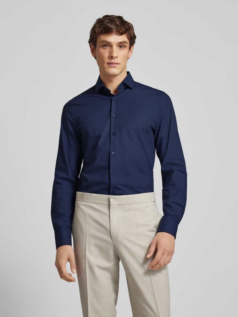 Slim fit zakelijk overhemd met stretch OLYMP Level Five