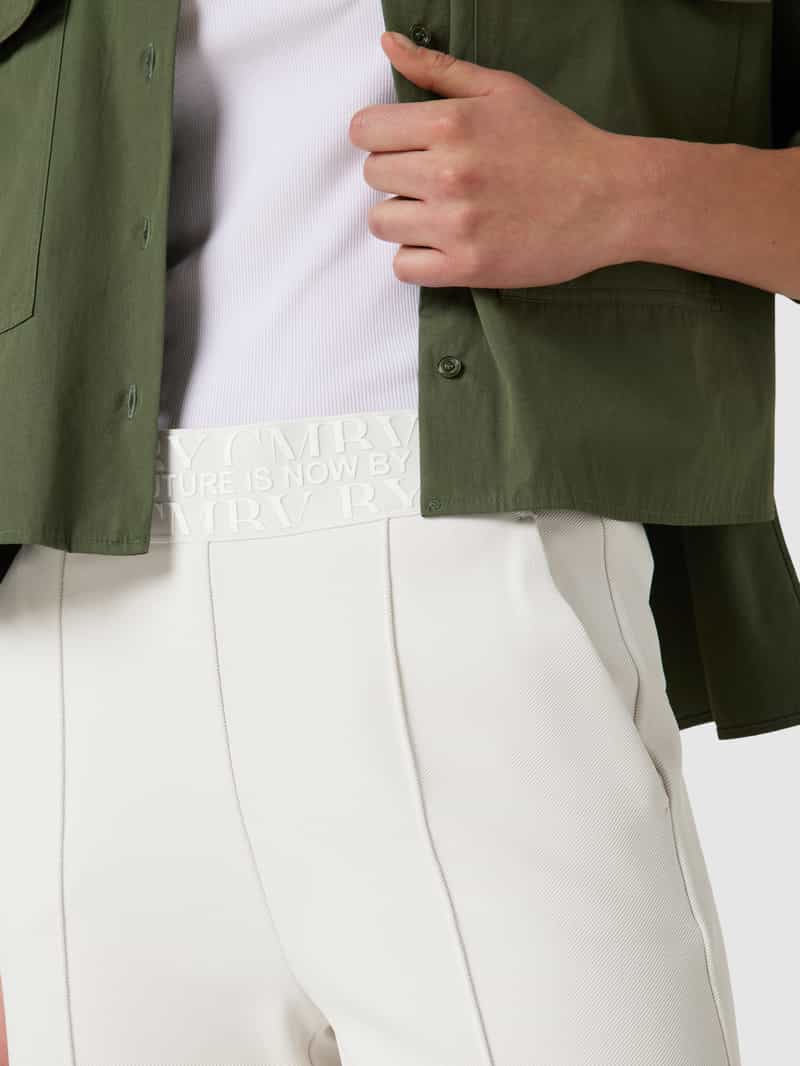 CAMBIO Stoffen broek met vaste persplooien model 'Cameron'