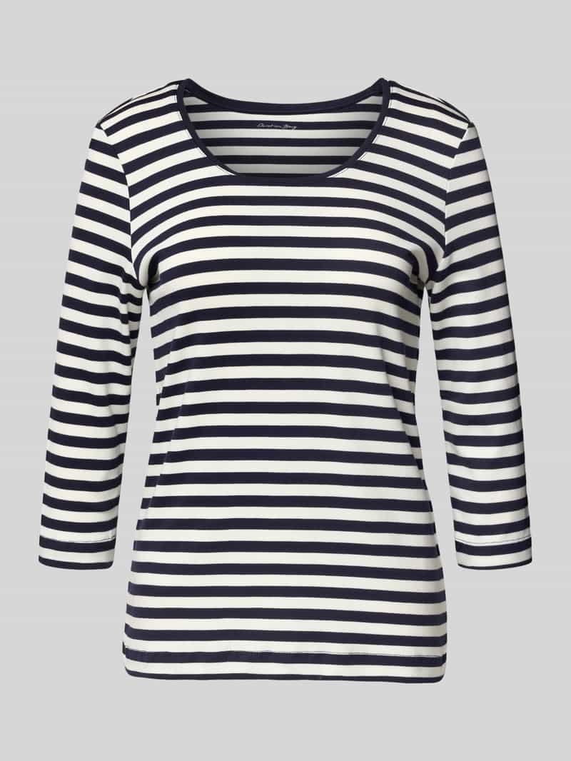 Christian Berg Woman T-shirt met 3 4-mouwen en ronde hals