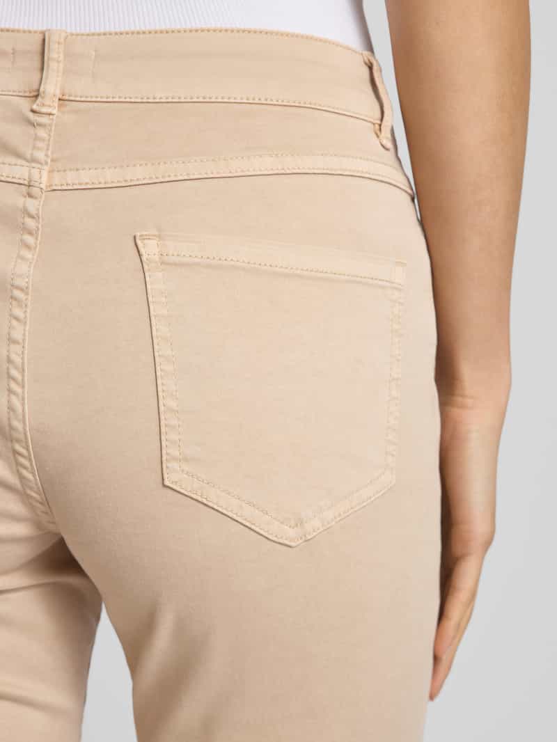 s.Oliver RED LABEL Slim fit stoffen broek van katoenmix