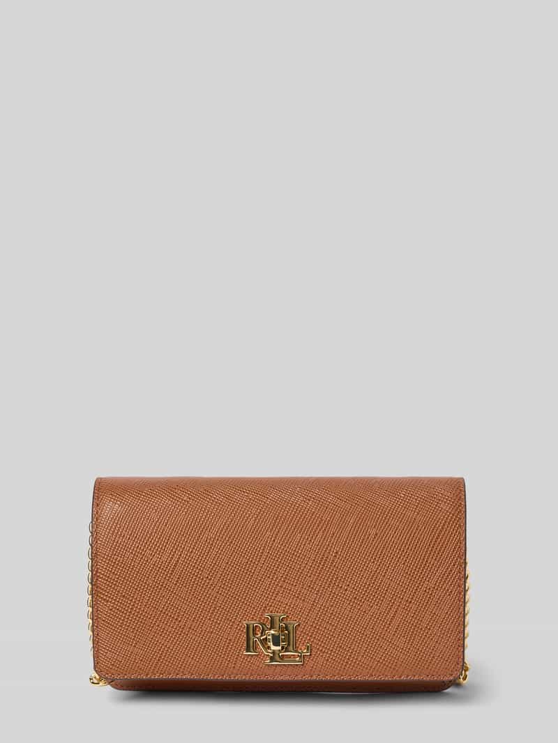 Lauren Ralph Lauren Crossbodytas van echt runderleer met logo-applicatie
