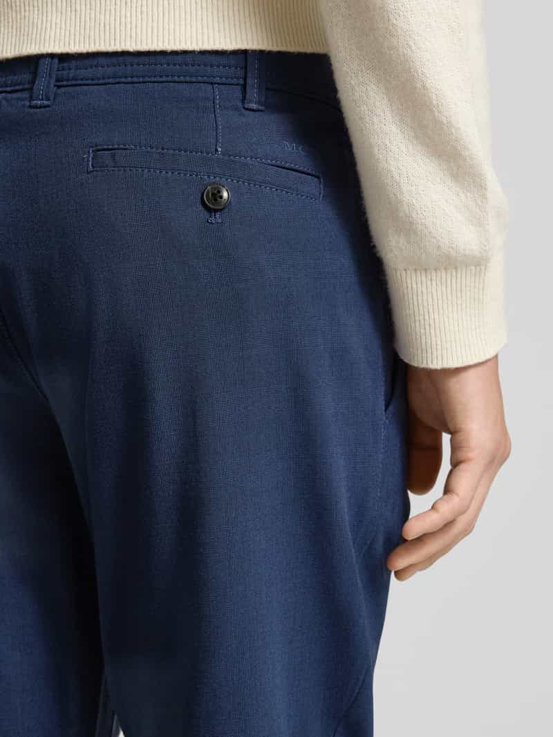 MCNEAL Slim fit stoffen broek met Franse steekzakken