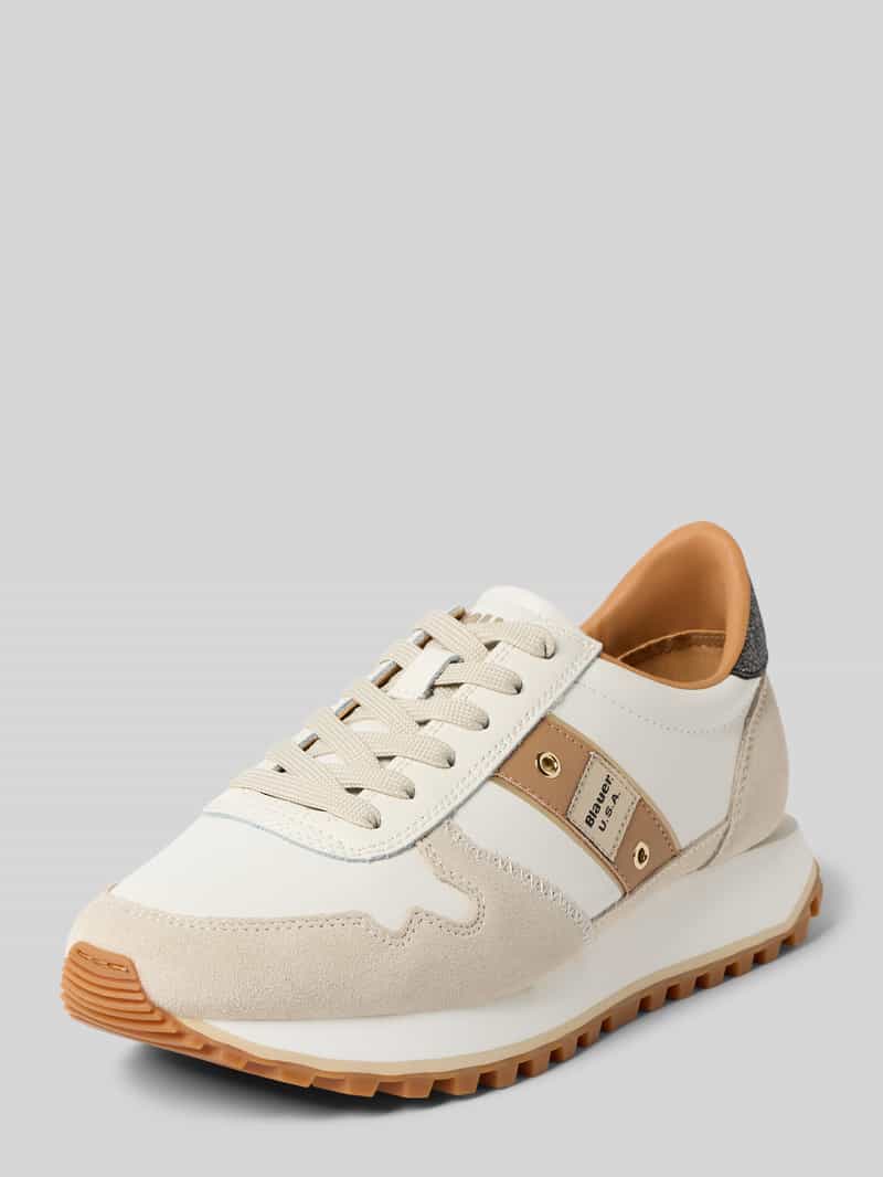 Blauer USA Sneakers met label-detail model 'MILLEN03'