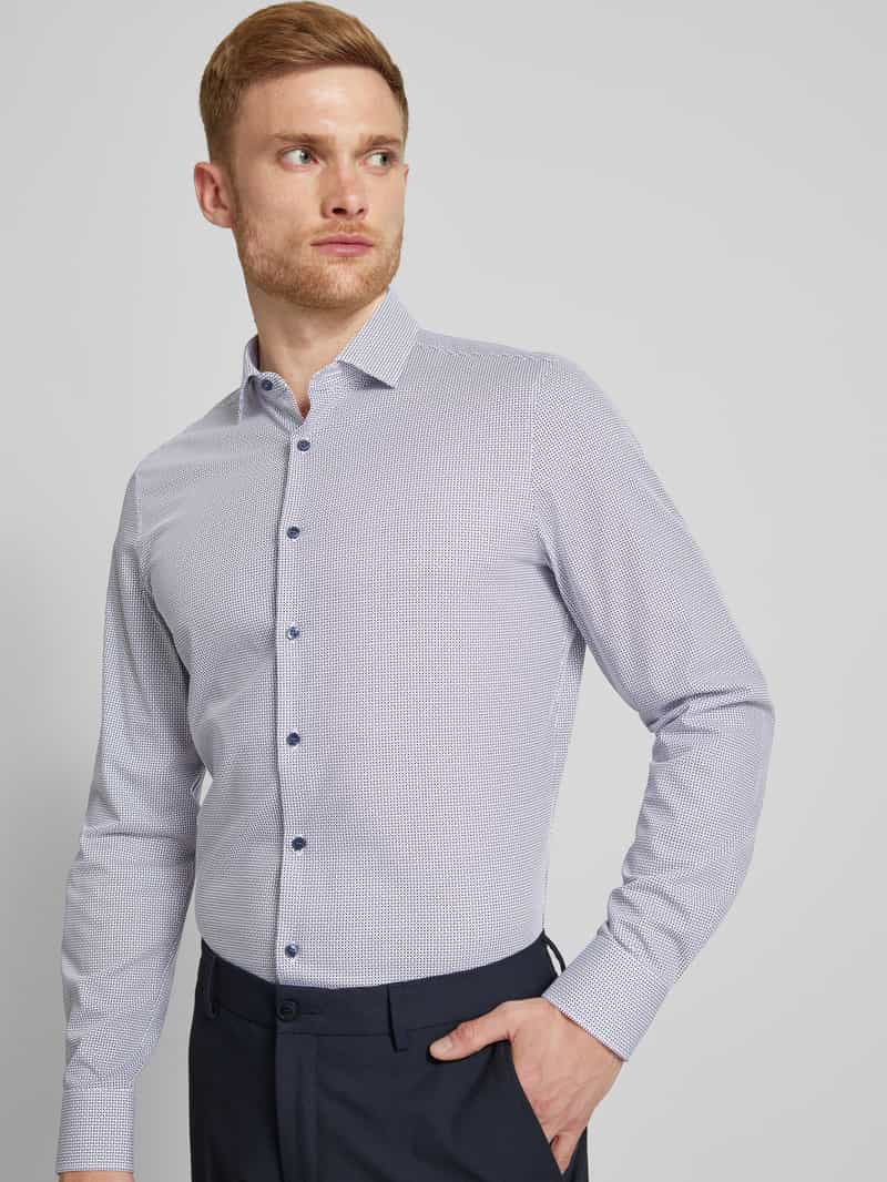 OLYMP Level Five Slim fit zakelijk overhemd met kentkraag