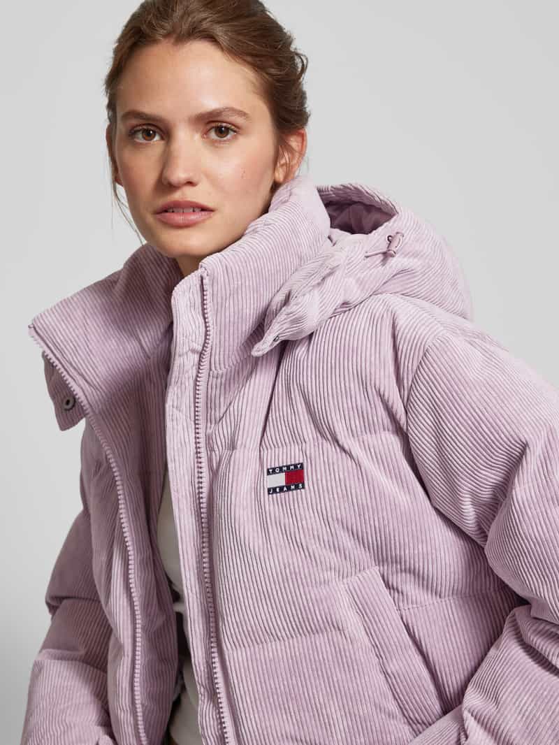 Tommy Jeans Ribcordjack met capuchon