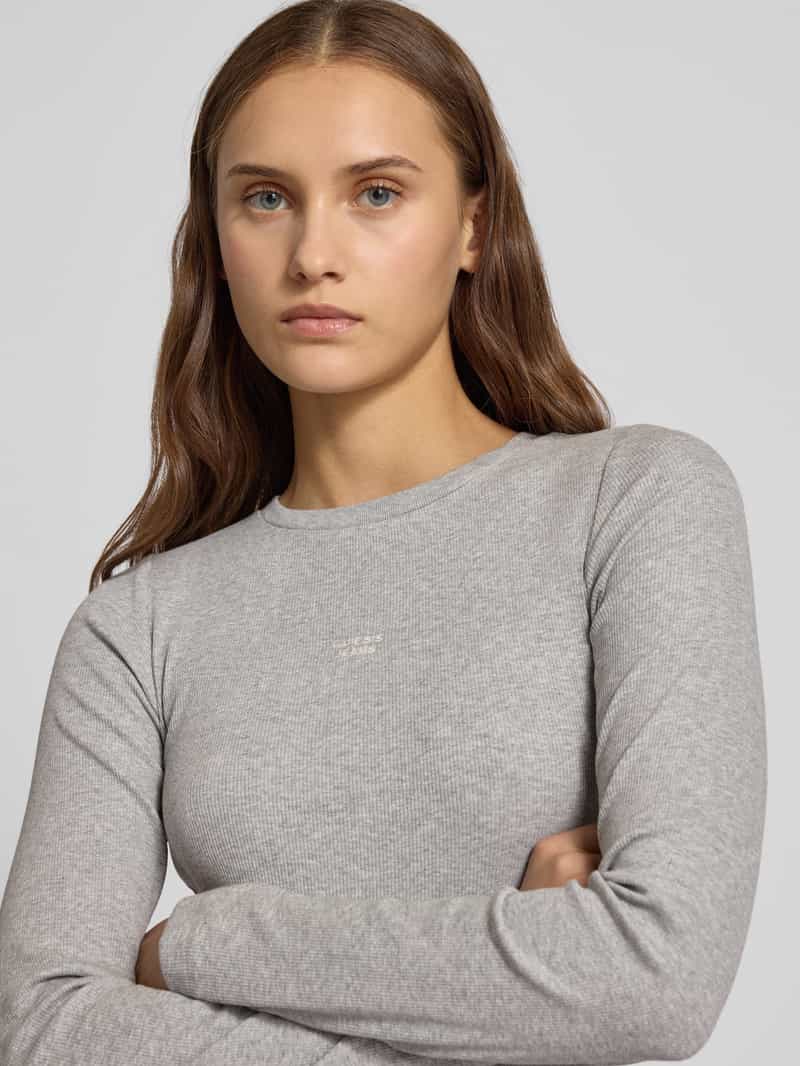 Guess Jeans Shirt met lange mouwen en labelstitching