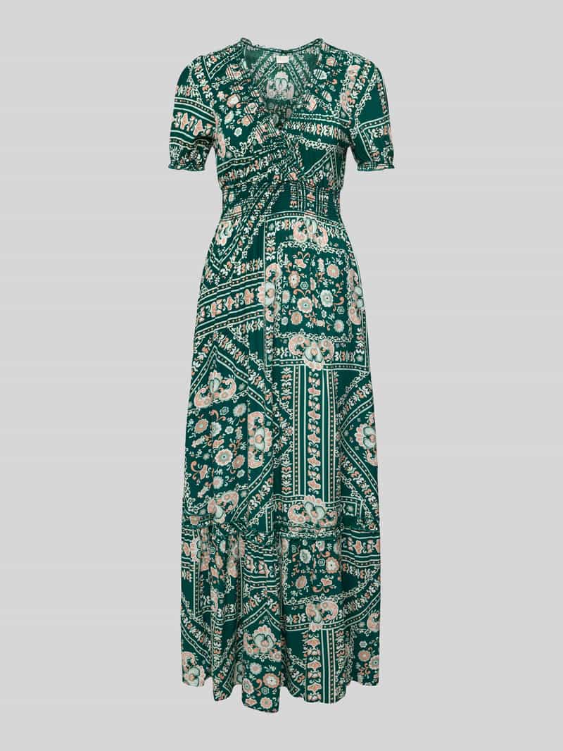 Apricot Maxi-jurk van viscose in all-over look