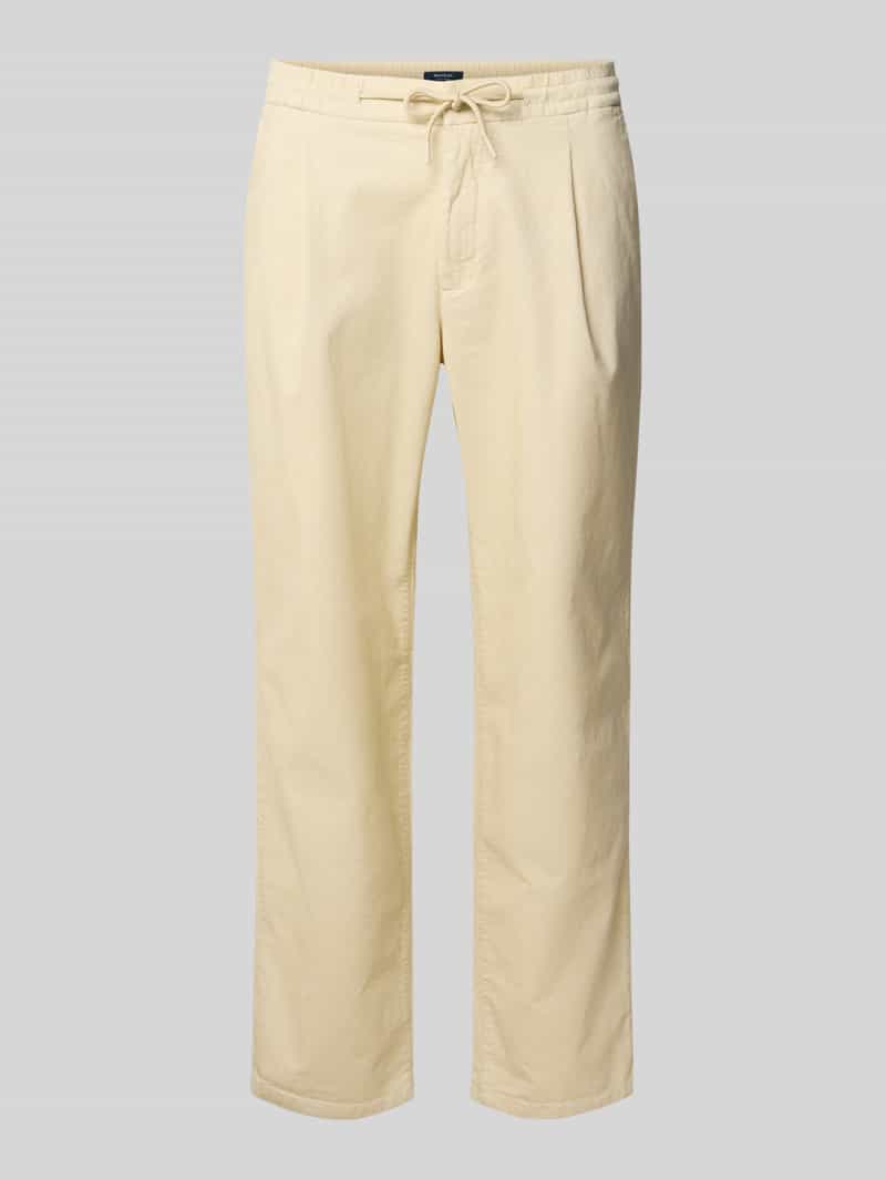 MCNEAL Regular fit corduroy broek met tunnelkoord