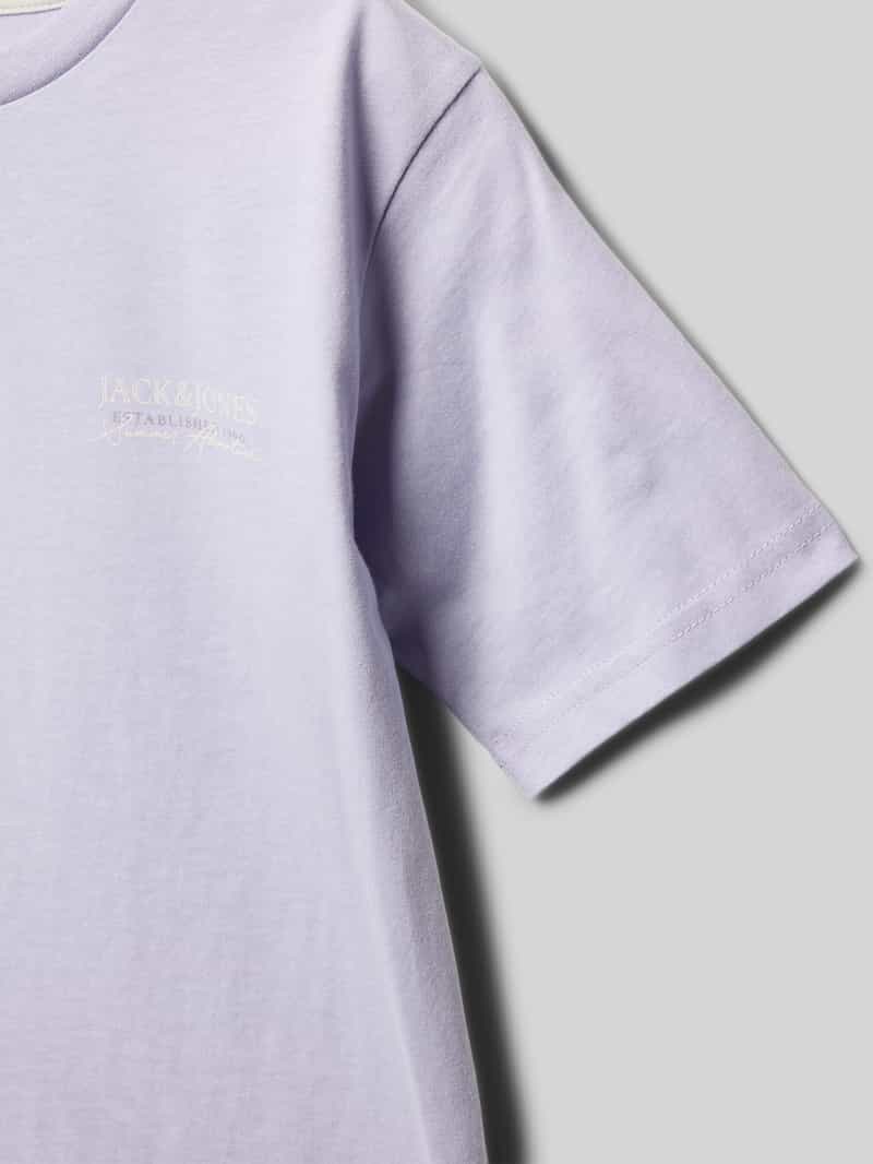 jack & jones T-shirt met labelprint model 'SUMMER'