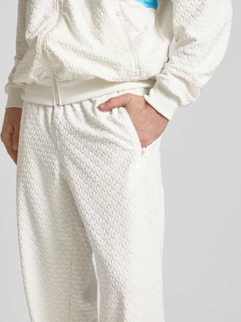 adidas Originals Straight leg sweatpants met structuurmotief