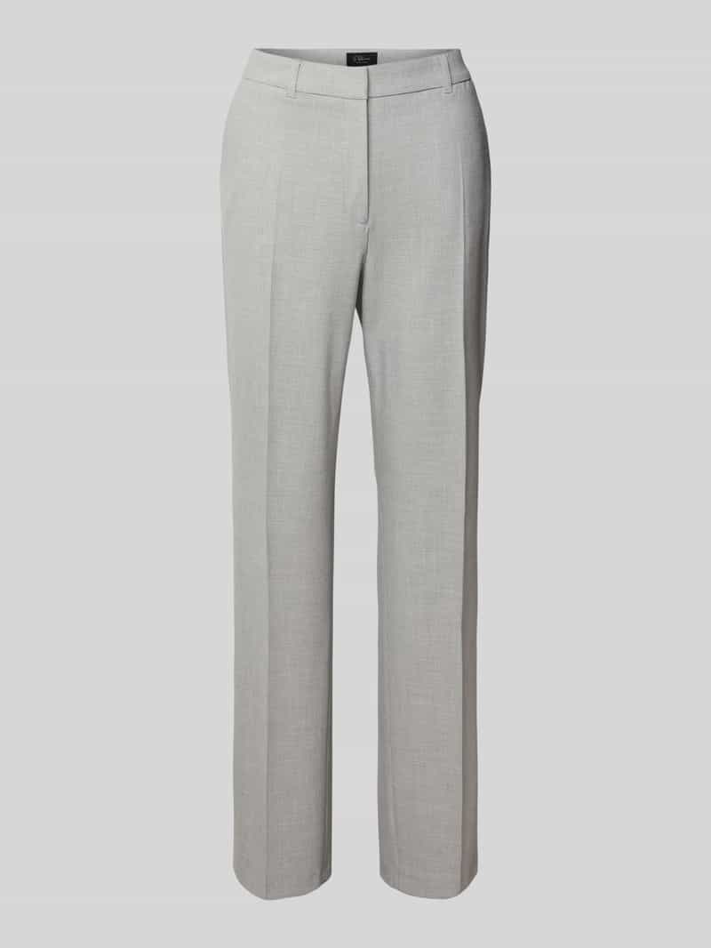 s.Oliver BLACK LABEL Regular fit pantalon met viscose