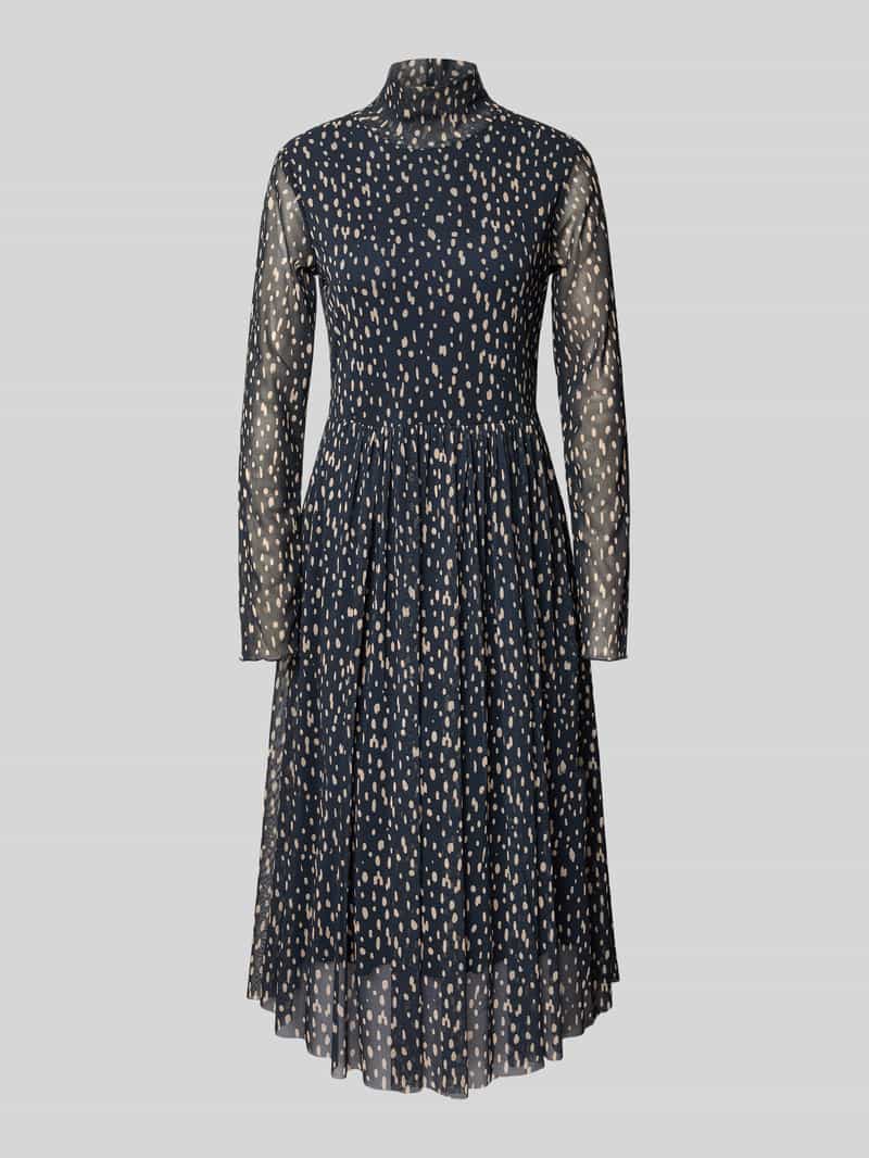 Smith and Soul Midi-jurk met opstaande kraag