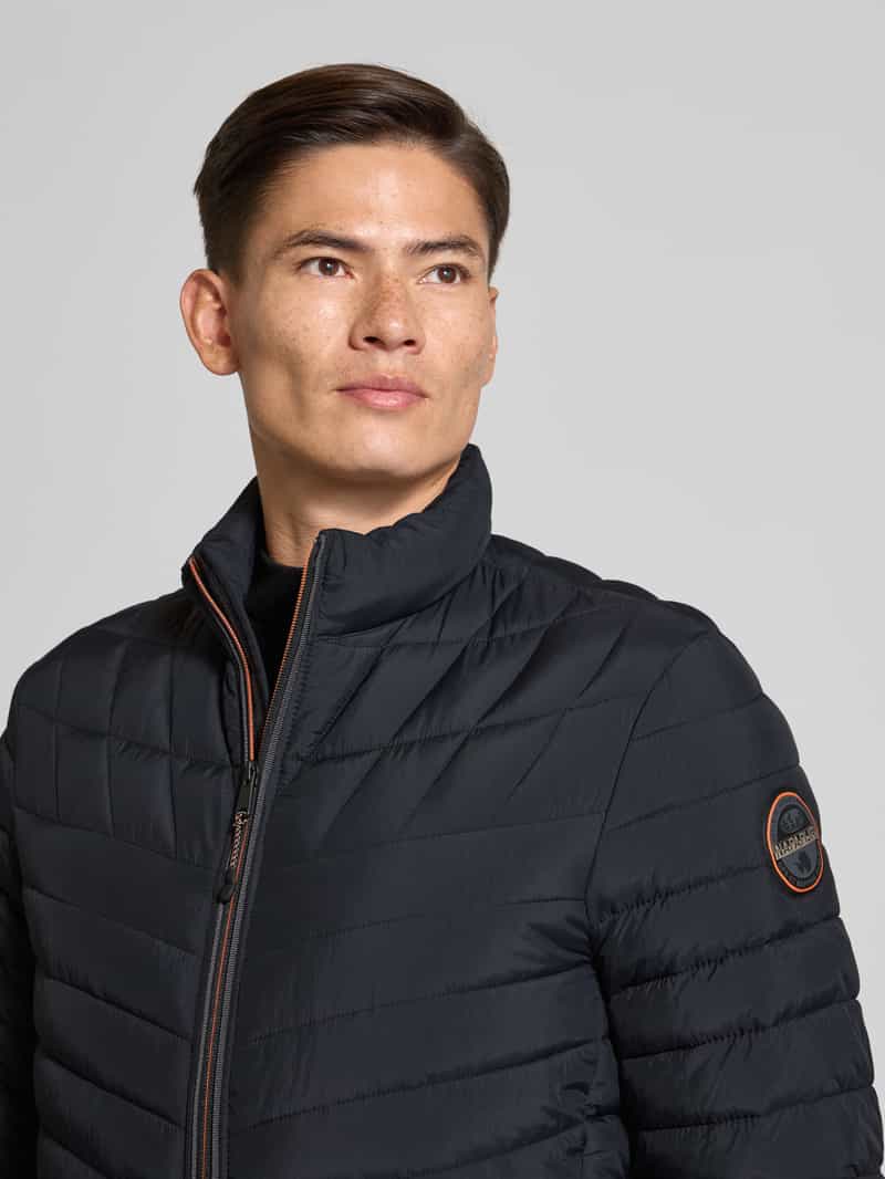 Napapijri Regular fit gewatteerd jack met gevoerde opstaande kraag model 'Lapaz'