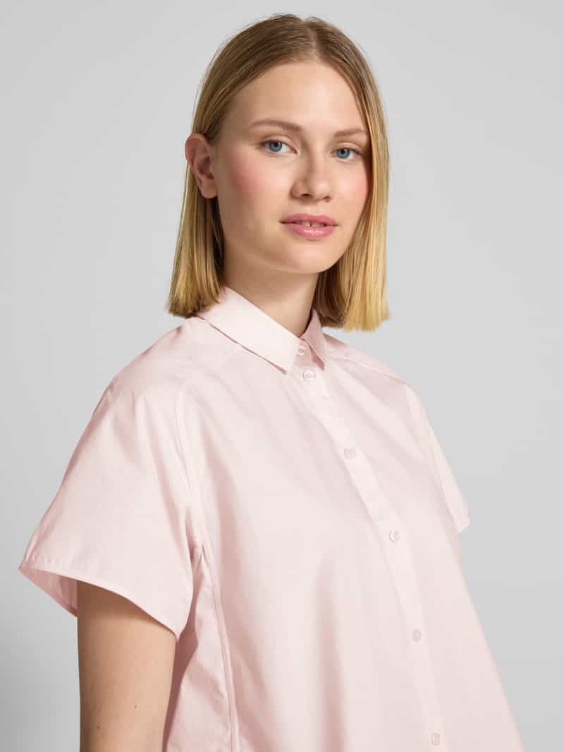 Boss Regular fit blouse met kentkraag model 'Bixina'