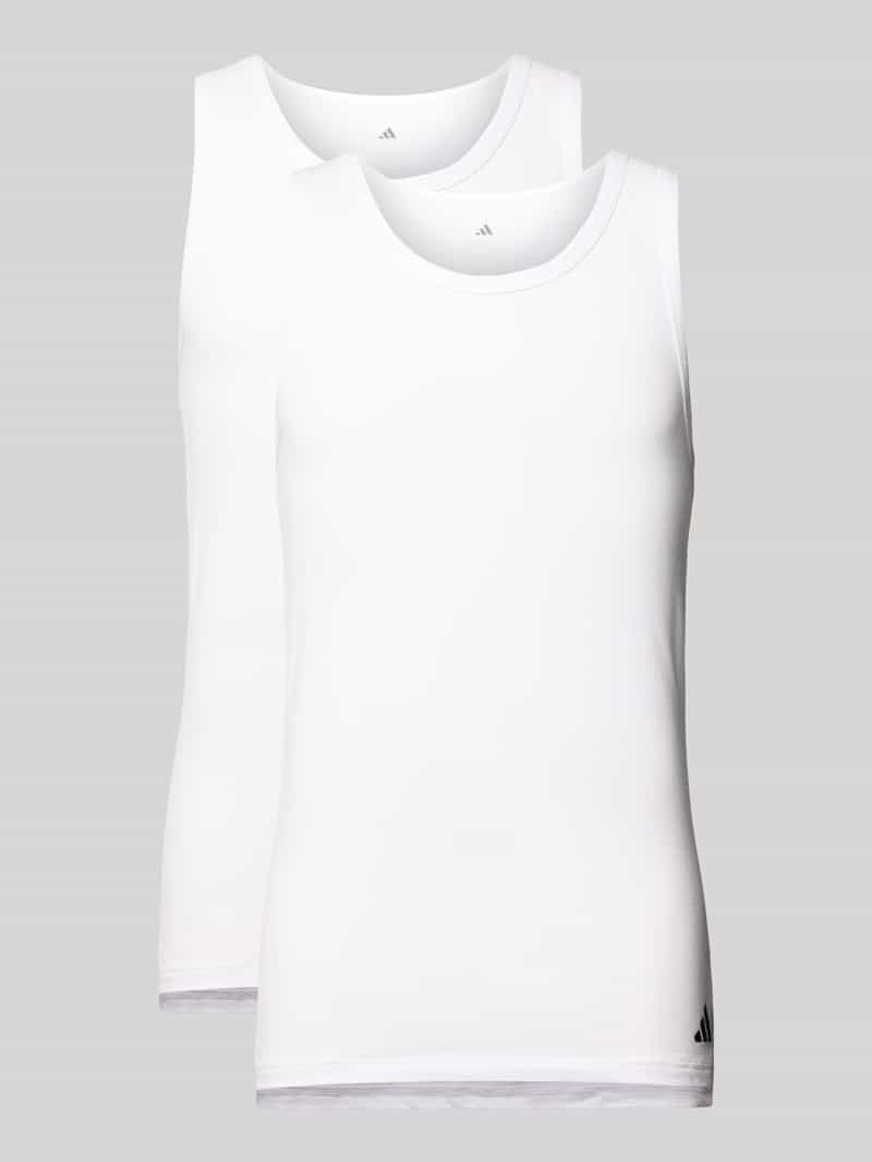 ADIDAS SPORTSWEAR Tanktop met labelprint in een set van 2 stuks