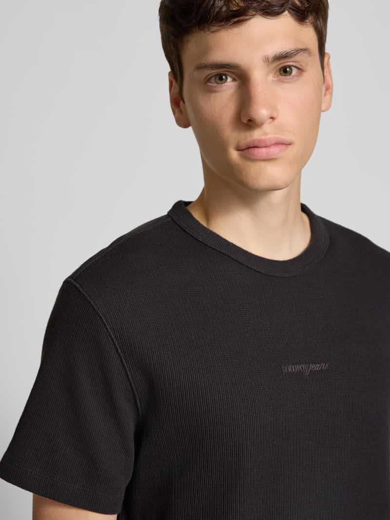 Tommy Jeans Slim fit gebreide pullover van puur katoen