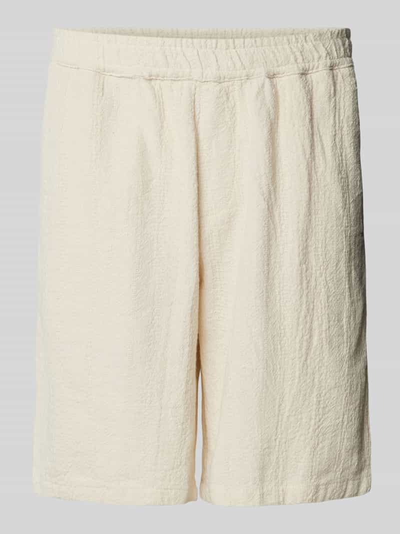 REVIEW Relaxed fit korte broek in kreuklook