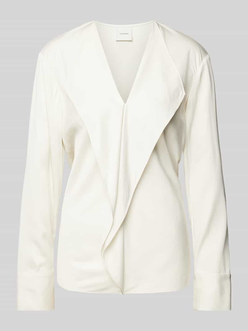 Calvin Klein Womenswear Regular fit blouse met volants