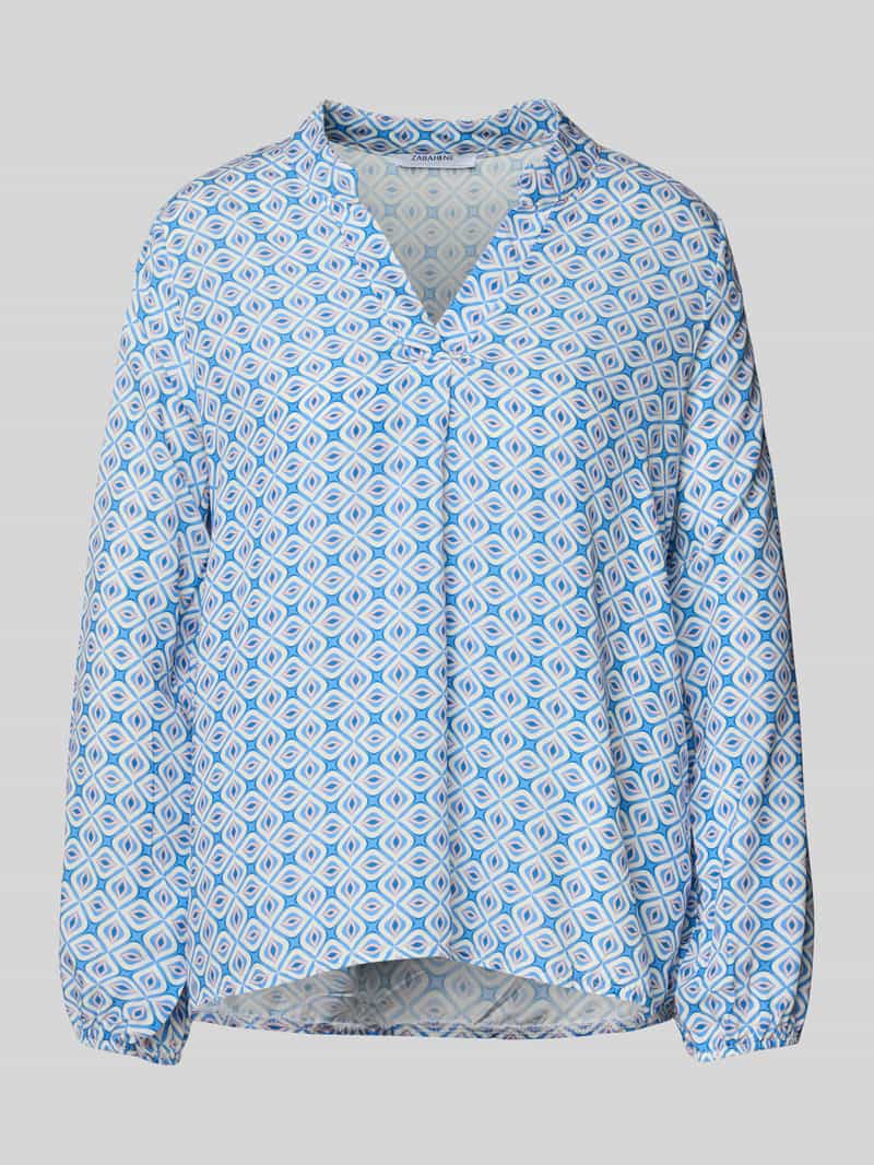 ZABAIONE Relaxed fit blouse met tuniekkraag model 'Mi44mii'