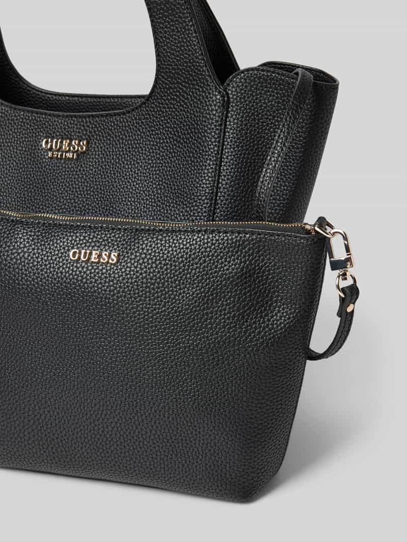 Guess Handtas met labelapplicatie model 'HELINA'