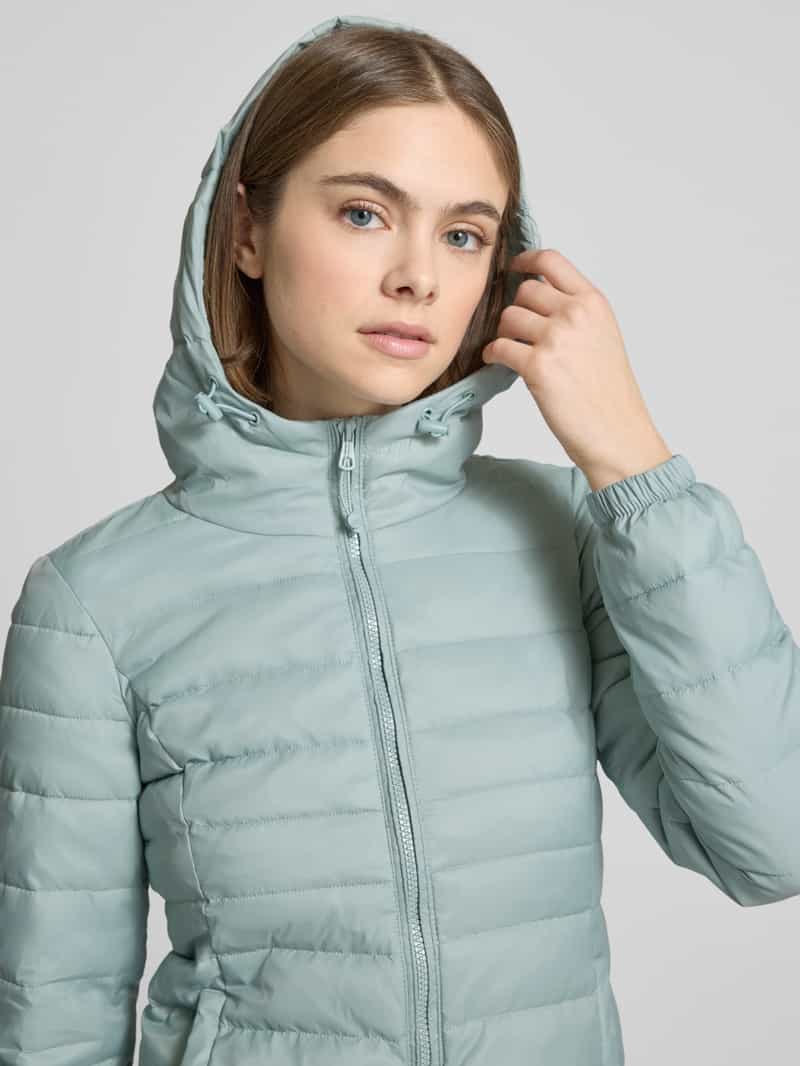 Only Regular fit gewatteerd jack met capuchon model 'TAHOE'